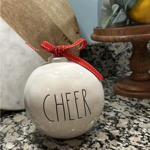 Rae Dunn CHEER ornament